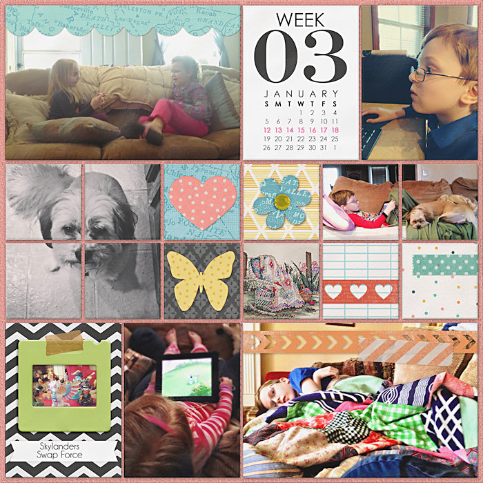 Project Life 2014 Week 3 Left