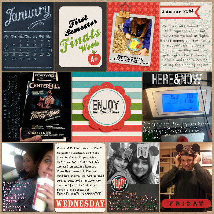 Project Life 2014 - Week 3 Left