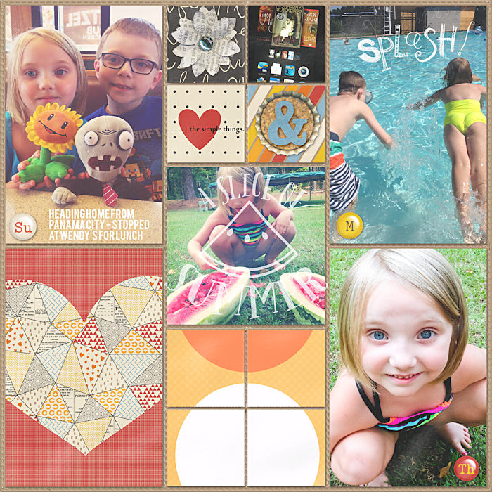 Project Life 2014 Week 31 Left