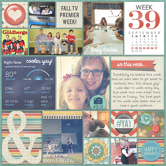 Project Life 2014 Week 39 Left