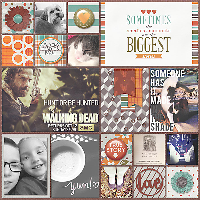Project Life 2014 Week 42 Left