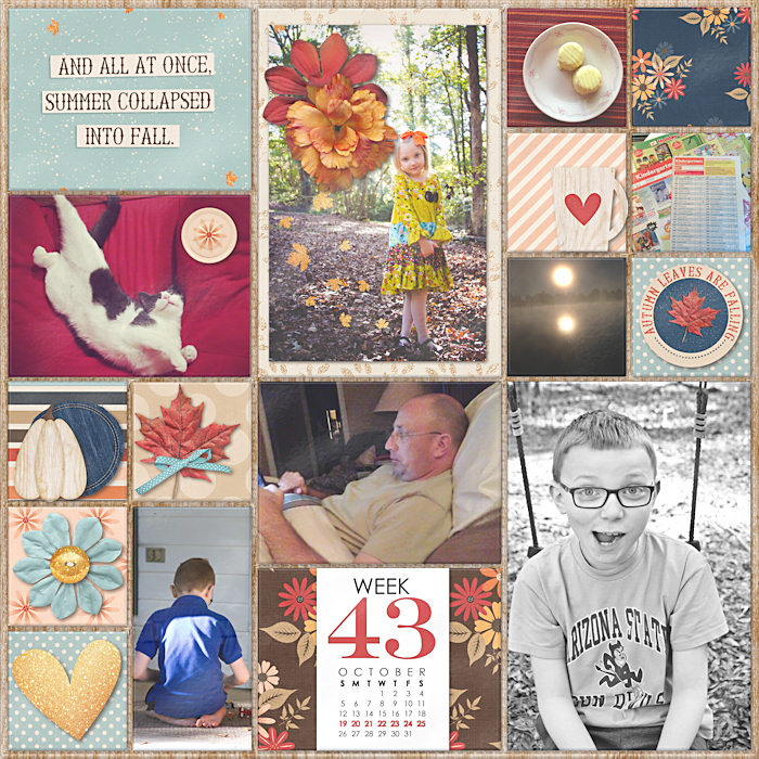 Project Life 2014 Week 43 Left