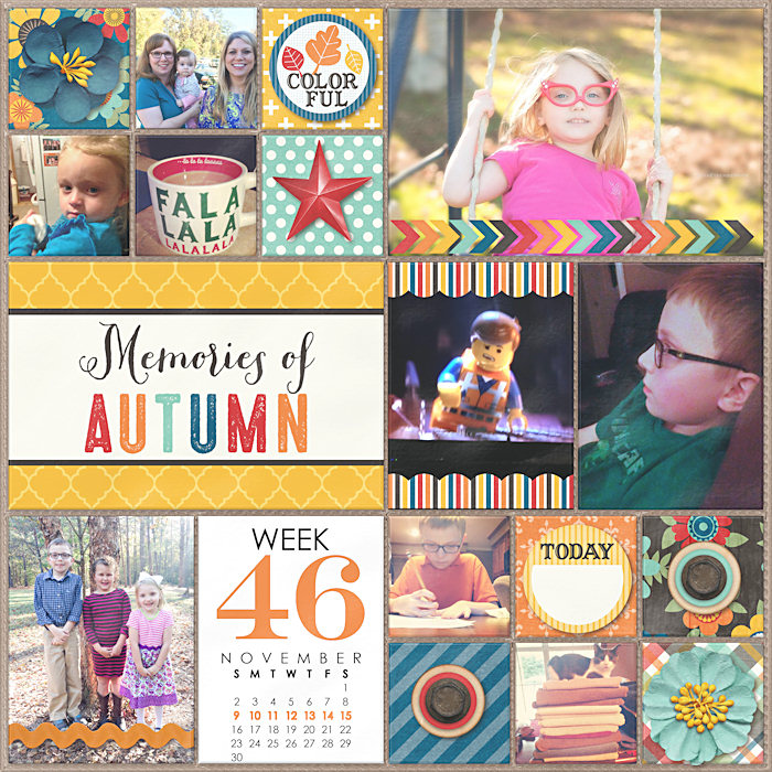 Project Life 2014 Week 46 Left