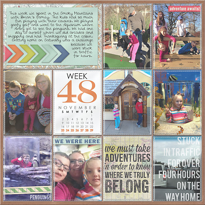 Project Life 2014 Week 48 Right