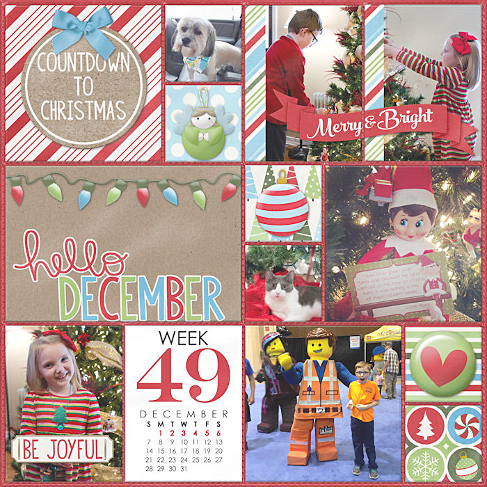 Project Life 2014 Week 49 Left