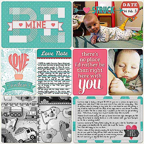 Project Life 2014 (Week 6, Day 3): Love Struck