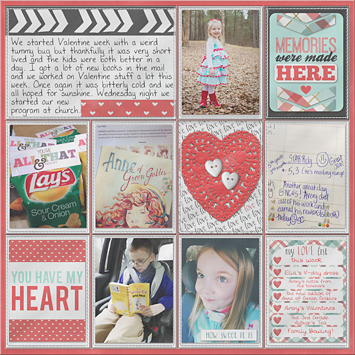 Project Life 2014 Week 7 Left