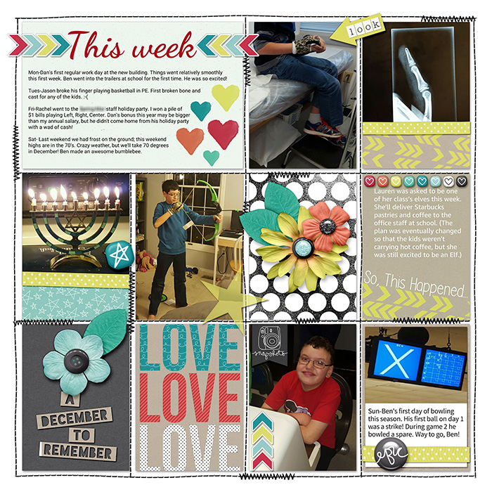Project Life 2015, wk 50B