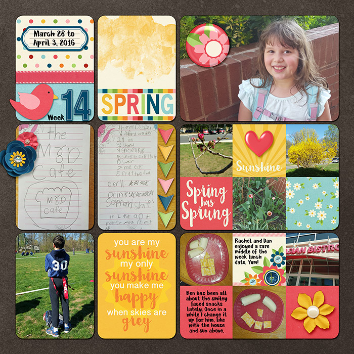 Project Life 2016, Week 14A