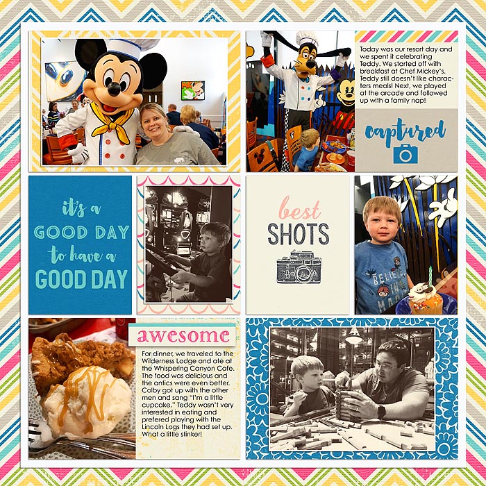 Project Life- February 1 (right)