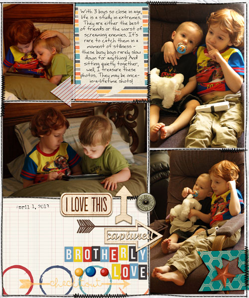 Project Life insert Brotherly Love