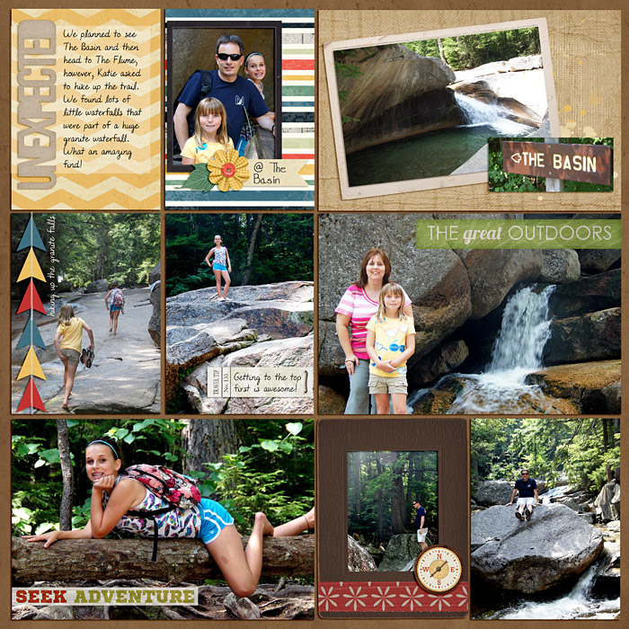Project Life: Vacation Manchester 2 Franconia Notch Right