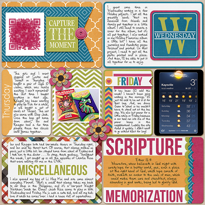 Project Life Week 1-Page 2