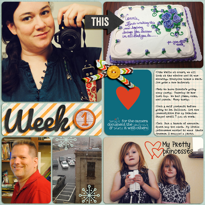Project Life Week 1 Side B