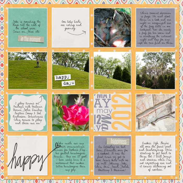 Project Life week 20 (right)