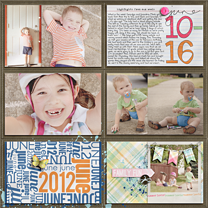 Project Life - Week 24 - Right