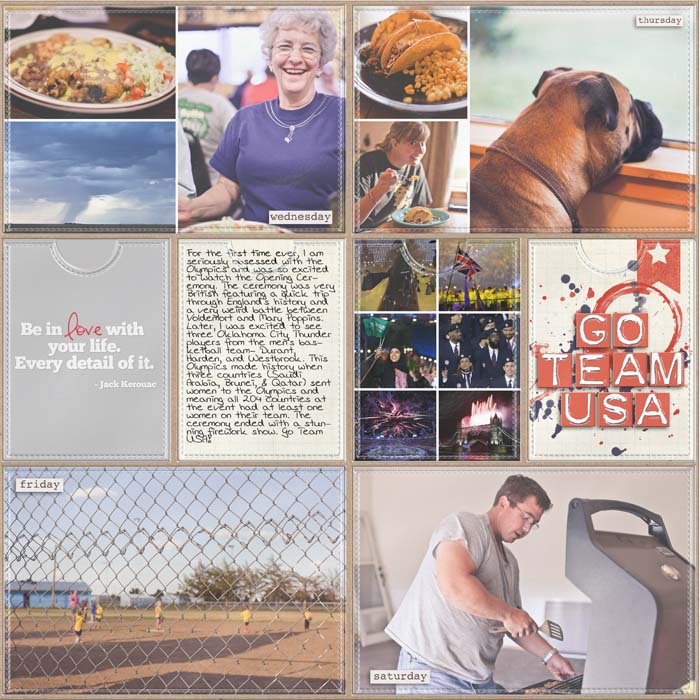 Project Life: Week 30 (right)