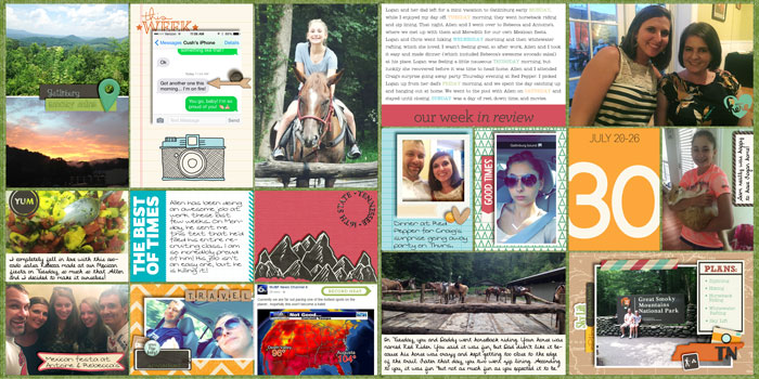 Project Life Week 30