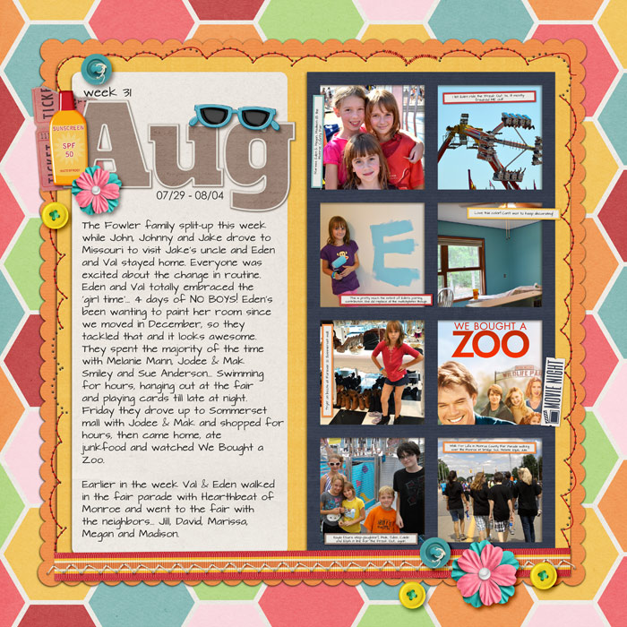 Project Life week 31 -left-