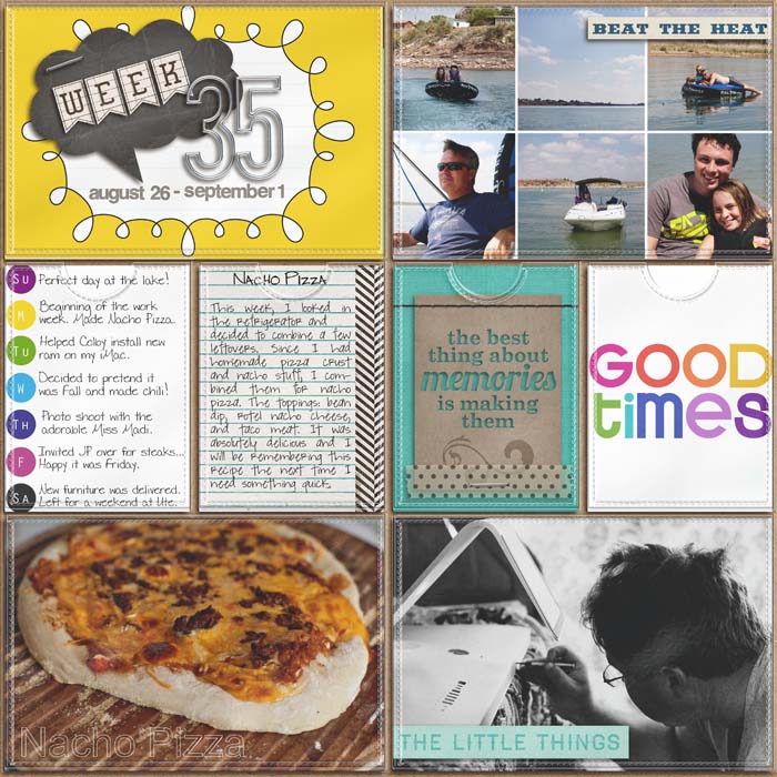 Project Life- Week 35 (left)