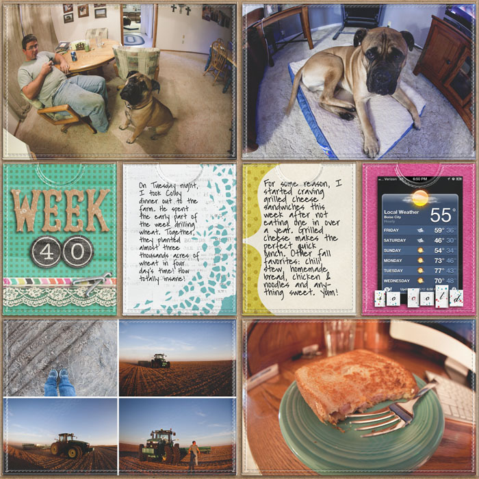 Project Life- Week 40 (left)