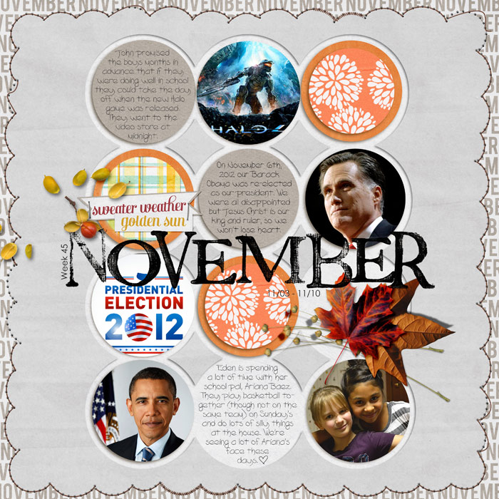 Project Life Week 45