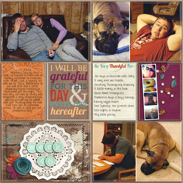 Project Life- Week 46 (left)