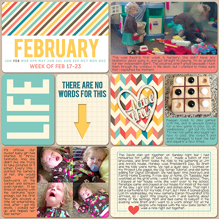 Project Life Week 8-Page 1