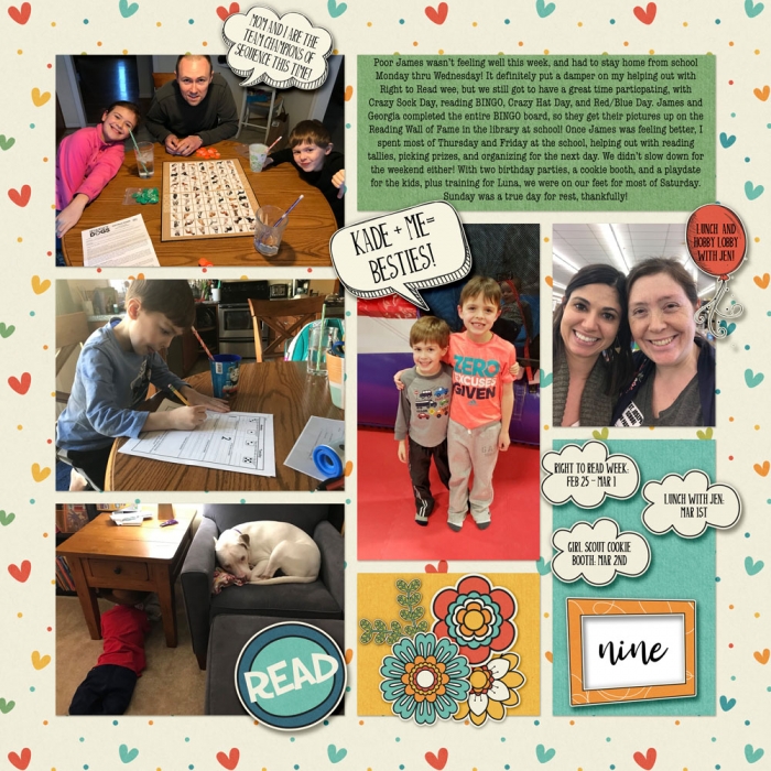 Project Life Week 9