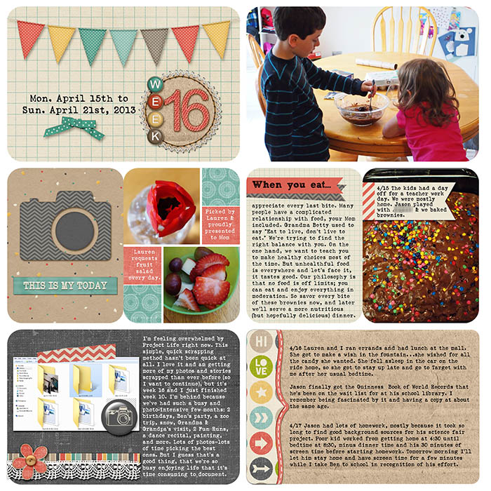 Project Life, Wk 16