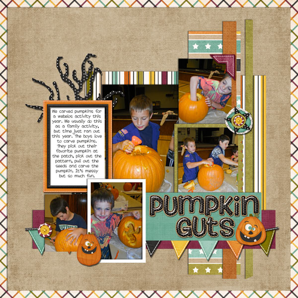 pumpkin guts