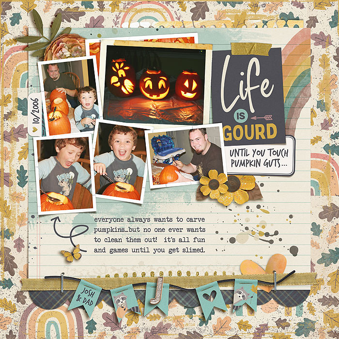 pumpkin guts
