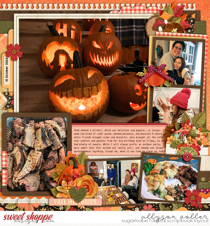 Pumpkin party indoors right