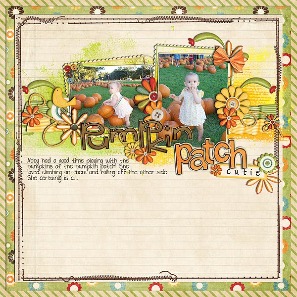 Pumpkin patch cutie