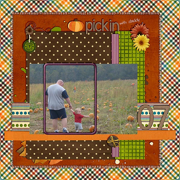 Pumpkin Pickin With Daddy
