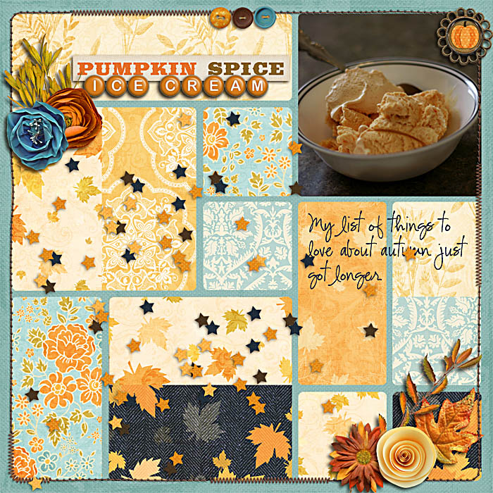 pumpkin spice ice cream