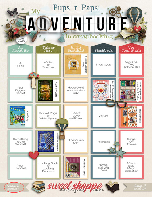 Pups_r_Paps - Choose Your Own Adventure Challenges - Jan 2024