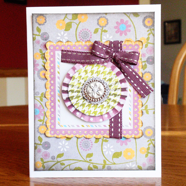 Purple Ribbon Card {hybrid}