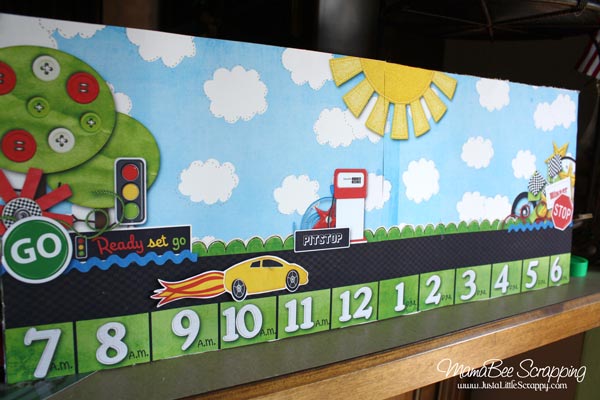 Race Car Potty Chart