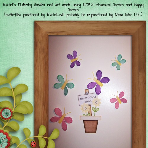 Rachel's Flutterby Garden Wall Art