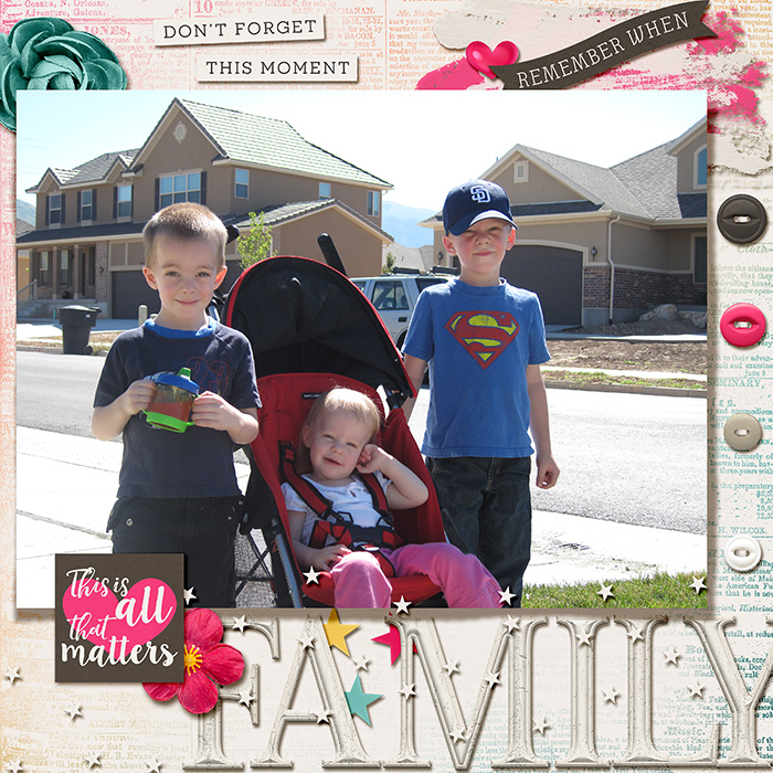 Rae's First Page--Family
