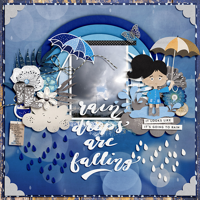 Rain drops are falling