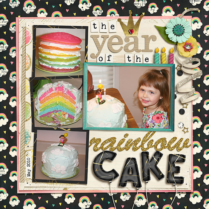 rainbow cake
