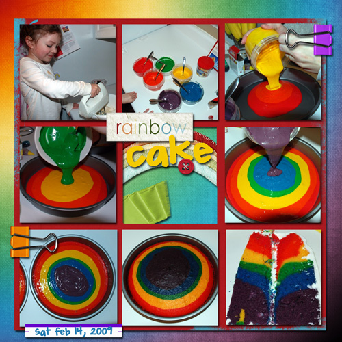 Rainbow Cake