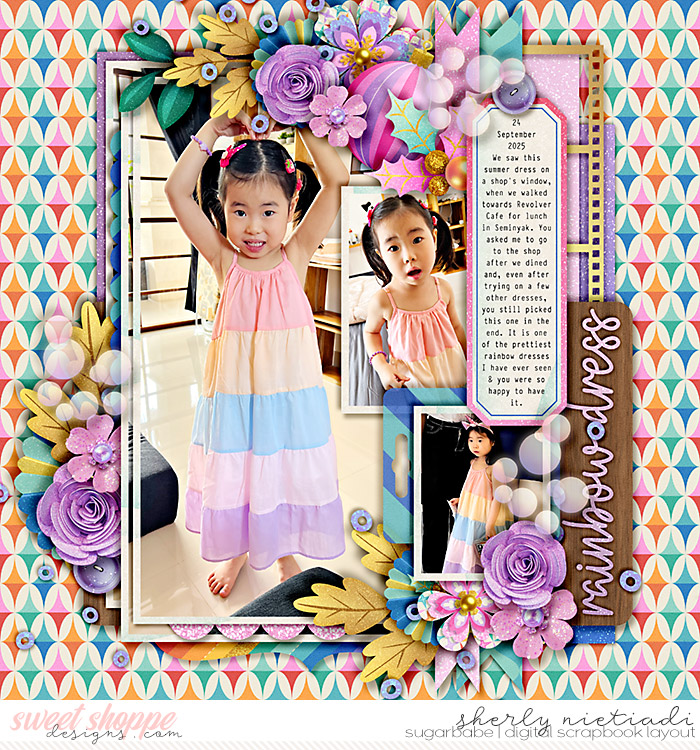 rainbow dress