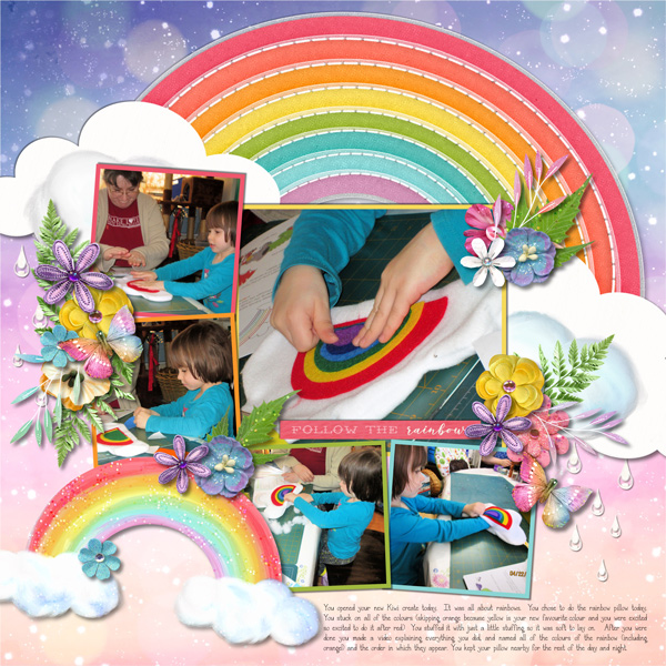 Rainbow Pillow