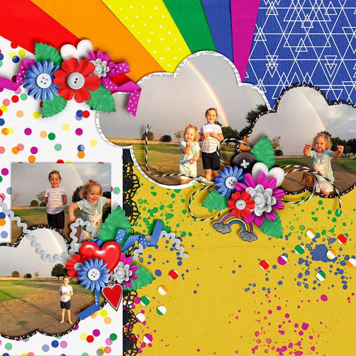 Rainbows and raindrops