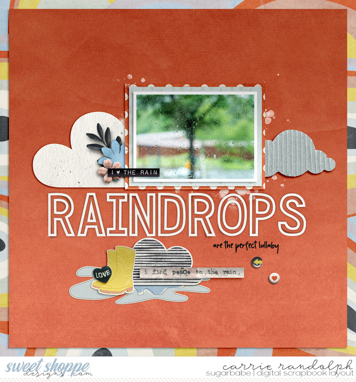 Raindrops...