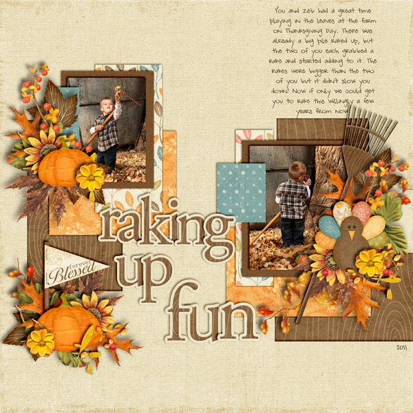 Raking Up Fun