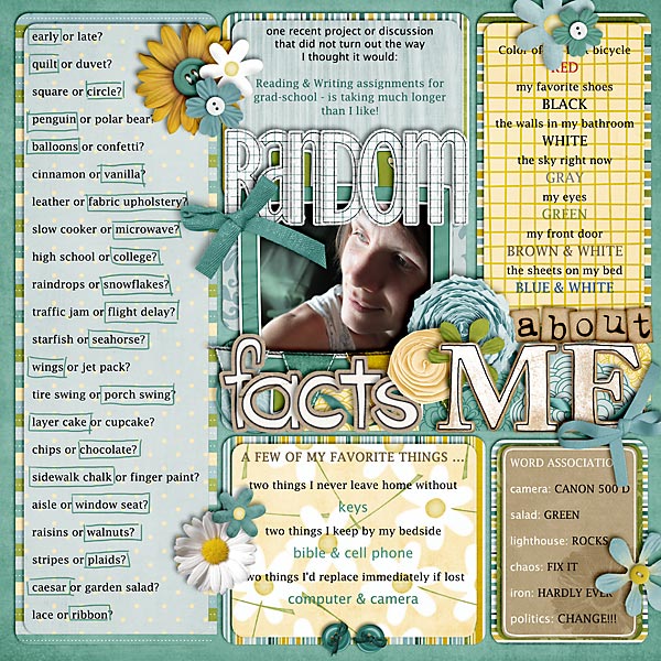 Random Facts About Me